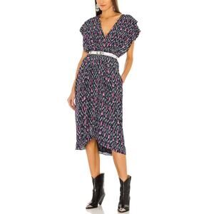 Isabel Marant Etoile 'Almeya' Black Asymmerical Dress Size 2